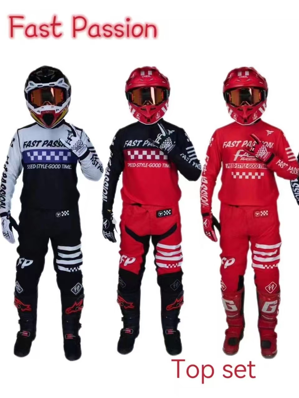 Motorcycle Gear For Women - 2025 fastpassion fox Motocross Ekipman Seti