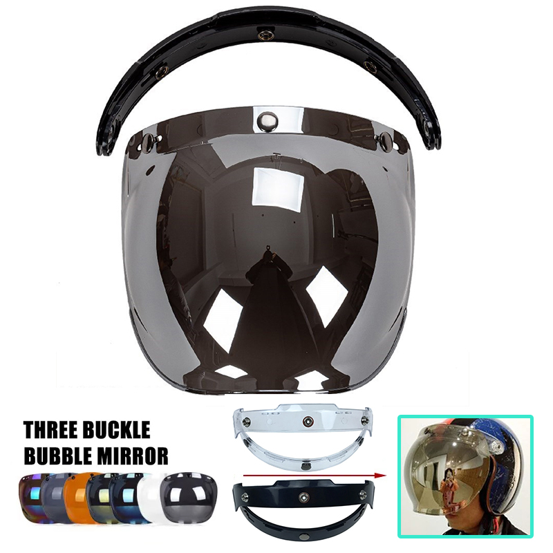 Motorcycle Gear Vintage - Kask kabarcık siperliği Vintage motosiklet kaskları