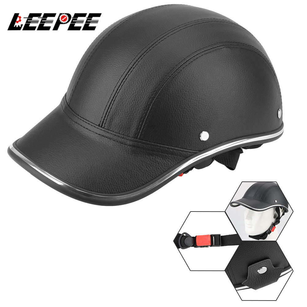 Motorcycle Gear Vintage - LEEPEE Cafe Racer Chopper Scooter Güvenlik