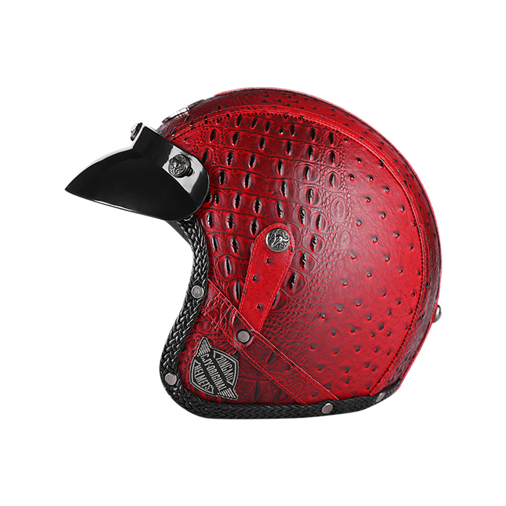 DOT 3/4 Açık Yüz Motosiklet Re - Motorcycle Gear Vintage incelemesi ve fiyatı