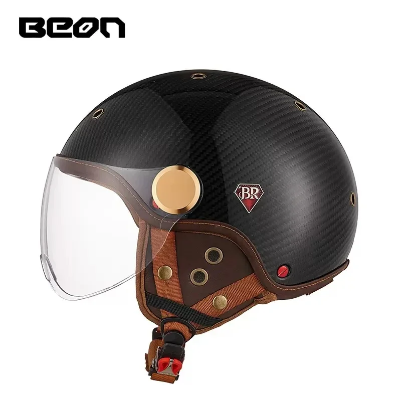 BEON BR13 Retro Açık Yüz Yarım - Motorcycle Gear Vintage incelemesi ve fiyatı